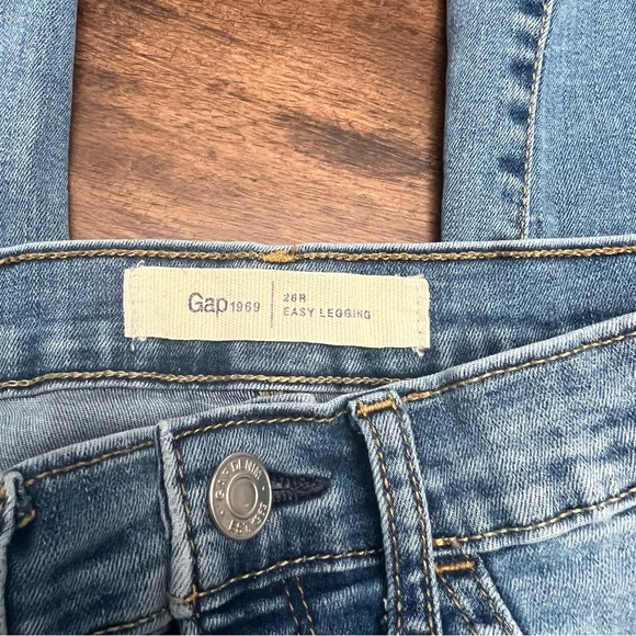 Gap easy jegging skinny blue legging jean size 26 - Picture 3 of 8
